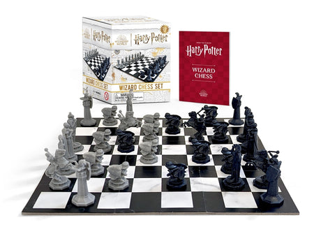 Harry Potter Wizard Chess Set: Miniature Collectible Set You Can Play -- Donald Lemke, Paperback