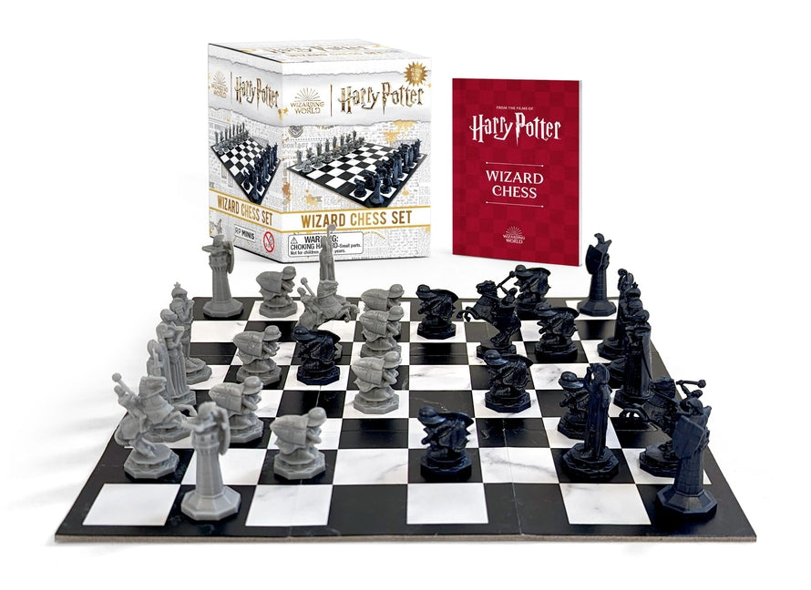 Harry Potter Wizard Chess Set: Miniature Collectible Set You Can Play -- Donald Lemke, Paperback