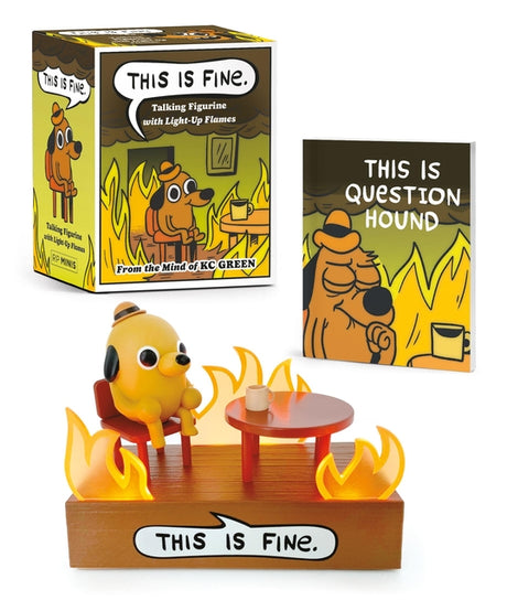 This Is Fine Talking Figurine: With Light and Sound! -- Kc Green, Paperback