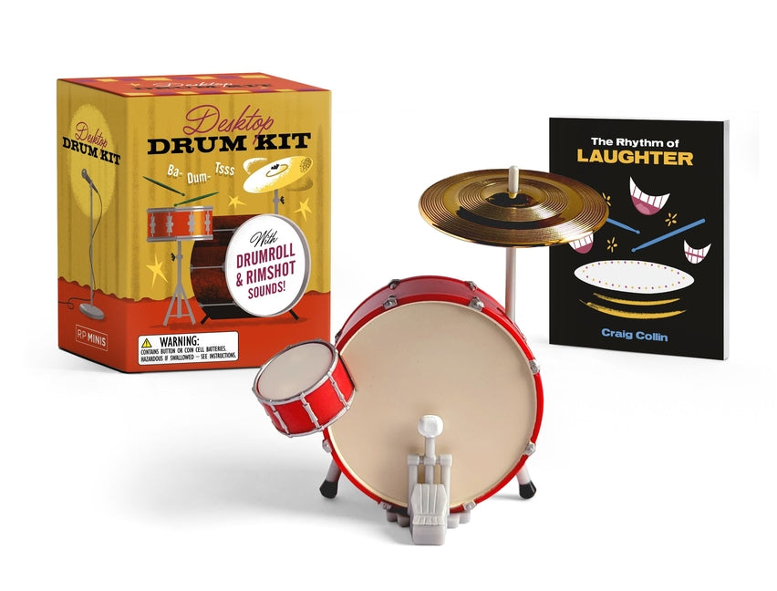 Desktop Drum Kit: With Drumroll and Rimshot Sounds! [With Battery] -- Craig Collin, Paperback