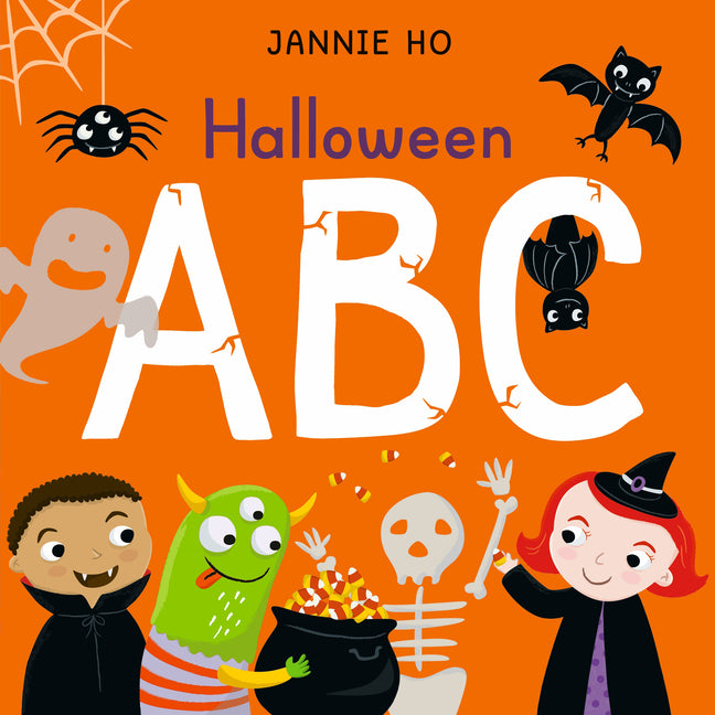 Halloween ABC: (A Sturdy Alphabet Board Book for Babies, Toddlers, and Preschoolers) -- Jannie Ho, Board Book