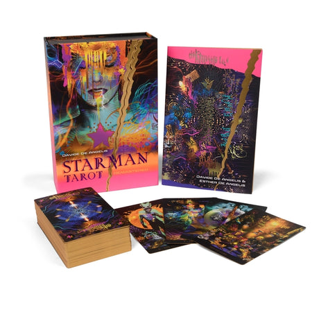 Starman Tarot Remastered: Revised and Updated David Bowie-Inspired Tarot Box Set with 78 Cards and Guide Book -- Davide de Angelis, Hardcover