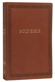 NKJV, Holy Bible, Soft Touch Edition, Imitation Leather, Brown, Comfort Print by Thomas Nelson