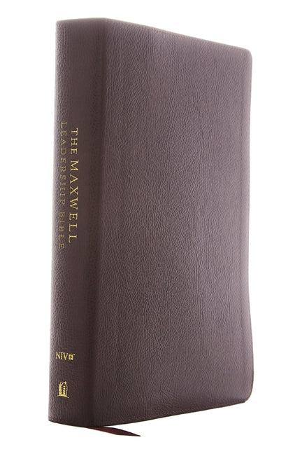 Niv, Maxwell Leadership Bible, 3rd Edition, Premium Bonded Leather, Burgundy, Comfort Print -- John C. Maxwell, Bible