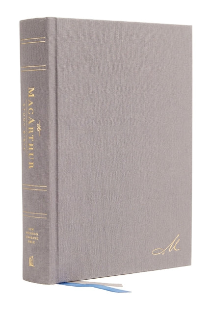 Nasb, MacArthur Study Bible, 2nd Edition, Hardcover, Gray, Comfort Print: Unleashing God's Truth One Verse at a Time -- John F. MacArthur, Bible