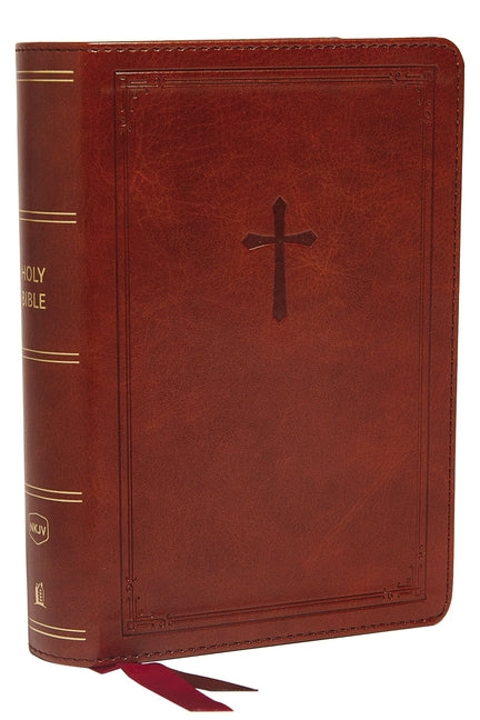 Nkjv, Reference Bible, Compact, Leathersoft, Brown, Red Letter Edition, Comfort Print: Holy Bible, New King James Version -- Thomas Nelson, Bible