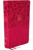 Nkjv, Reference Bible, Personal Size Large Print, Leathersoft, Pink, Red Letter Edition, Comfort Print: Holy Bible, New King James Version -- Thomas Nelson, Bible