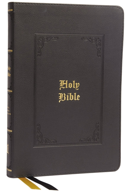 KJV Holy Bible: Large Print Thinline, Black Leathersoft, Red Letter, Comfort Print: King James Version -- Thomas Nelson, Bible