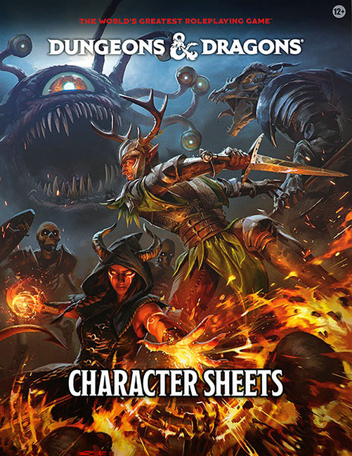 D&d Character Sheets 2024 -- Wizards of the Coast, Board Games