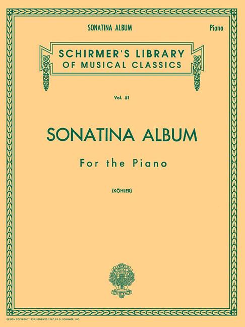 Sonatina Album: Schirmer Library of Classics Volume 51 Piano Solo by Hal Leonard Corp