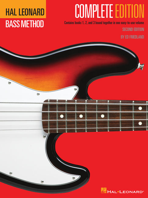Hal Leonard Electric Bass Method - Complete Edition: Contains Books 1, 2, and 3 Bound Together in One Easy-To-Use Volume - Bass Guitar Book for Beginn -- Ed Friedland, Paperback