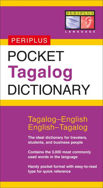 Pocket Tagalog Dictionary: Tagalog-English English-Tagalog -- Renato Perdon, Paperback