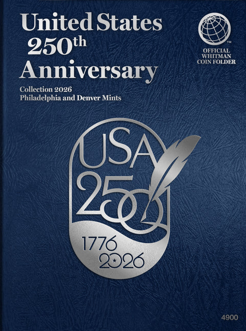 250th America Celebration P&d Whitman Blue Folder -- Whitman Publishing, Hardcover
