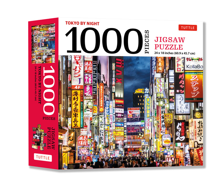 Tokyo by Night - 1000 Piece Jigsaw Puzzle: Tokyo's Kabuki-Cho District at Night: Finished Size 24 X 18 Inches (61 X 46 CM) -- Tuttle Studio, Other