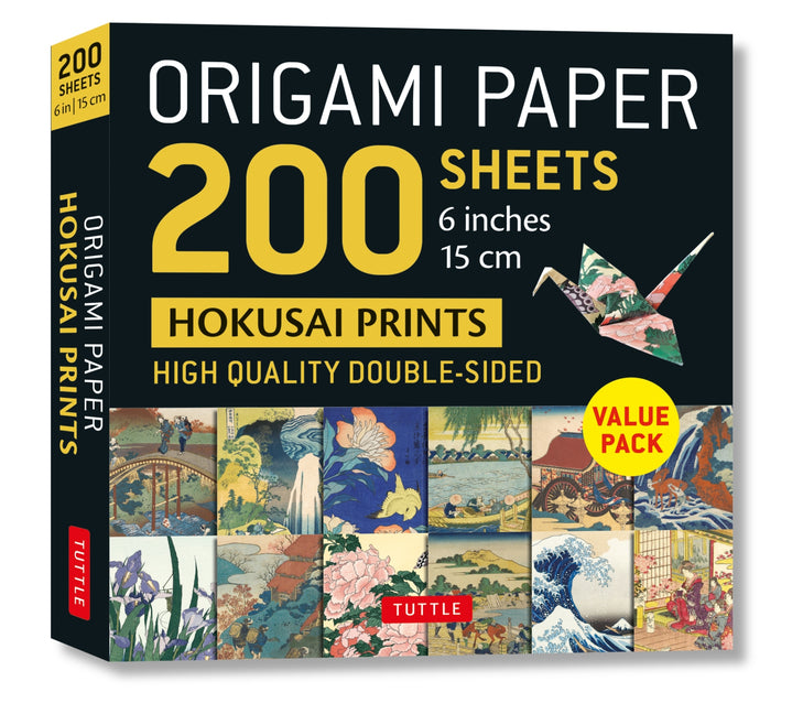 Origami Paper 200 Sheets Hokusai Prints 6 (15 CM): Tuttle Origami Paper: Double-Sided Origami Sheets Printed with 12 Different Designs (Instructions f -- Tuttle Studio, Other