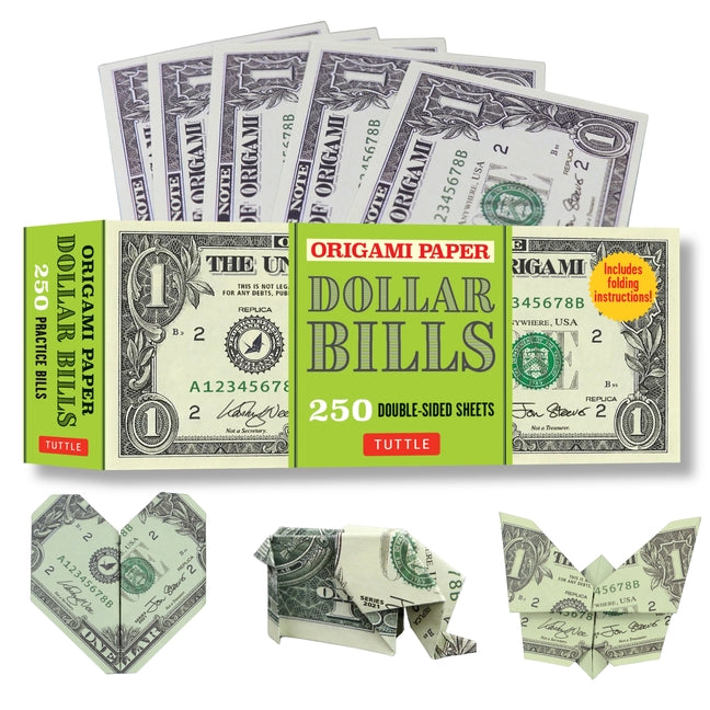 Origami Paper: Dollar Bills: Origami Paper; 250 Double-Sided Sheets (Instructions for 4 Models Included) -- Marc Kirschenbaum, Other