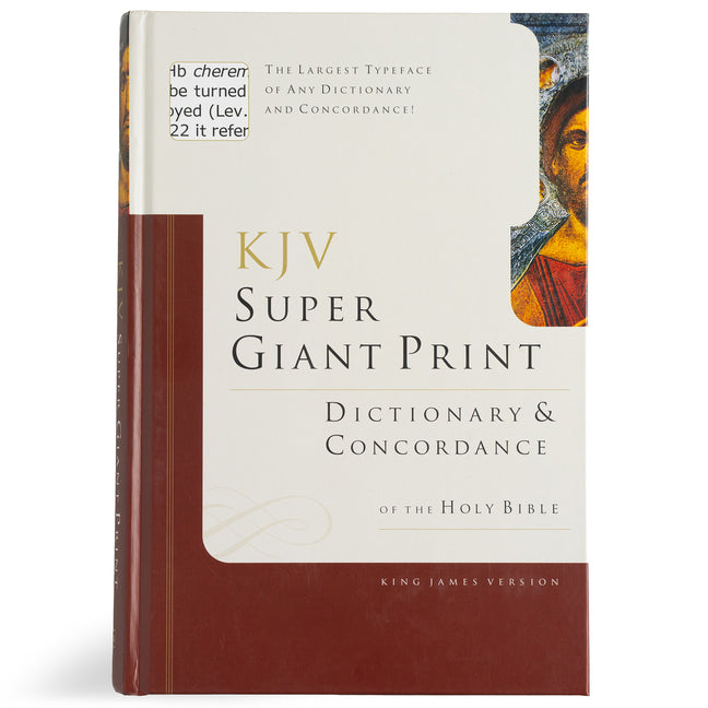 Super Giant Print Bible Dictionary and Concordance -- George W. Knight, Hardcover