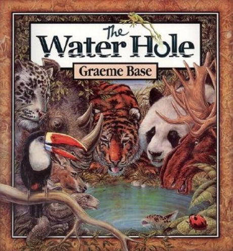 The Water Hole -- Graeme Base, Hardcover