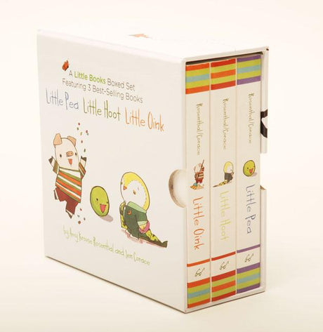 Little Books Boxed Set: Little Pea, Little Hoot, Little Oink: (Baby Board Books, Nursery Rhymes, Children's Book Sets, Nursery Books) -- Amy Krouse Rosenthal, Boxed Set