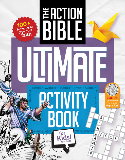 The Action Bible Ultimate Activity Book for Kids -- Sergio Cariello, Paperback