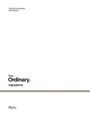 The Ordinary: Ingredients by The Ordinary