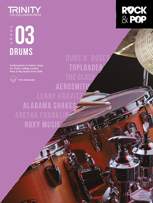 Trinity Rock & Pop 2018 Drums: Grade 3 -- Trinity Books, Paperback