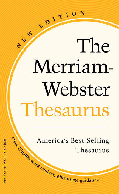 The Merriam-Webster Thesaurus -- Merriam-Webster, Mass Market Paperbound