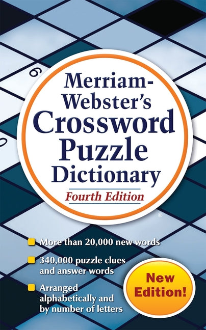 Merriam-Webster's Crossword Puzzle Dictionary -- Merriam-Webster, Mass Market Paperbound