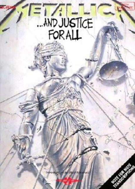 Metallica ...and Justice for All Guitar Tablature Songbook with Authentic Transcriptions Play It Like It Is Sheet Music for Electric Guitar Includes 9 -- Metallica, Paperback