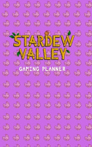 Stardew Valley Gaming Planner and Checklist in Purple by Studios, Yellowroom