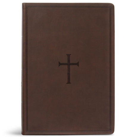 CSB Super Giant Print Reference Bible, Value Edition, Brown Leathertouch -- Csb Bibles by Holman, Bible