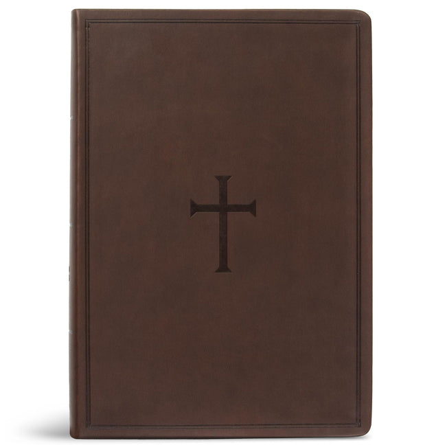 CSB Super Giant Print Reference Bible, Value Edition, Brown Leathertouch -- Csb Bibles by Holman, Bible
