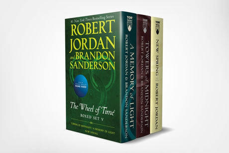 Wheel of Time Premium Boxed Set V: Book 13: Towers of Midnight, Book 14: A Memory of Light, Prequel: New Spring -- Robert Jordan, Mass Market Paperbound