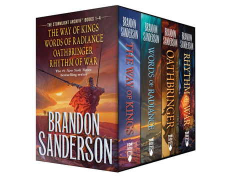 Stormlight Archives Hc Box Set 1-4: The Way of Kings, Words of Radiance, Oathbringer, Rhythm of War -- Brandon Sanderson, Other
