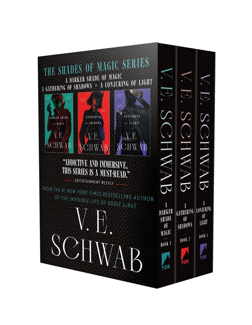 Shades of Magic Trilogy Boxed Set: A Darker Shade of Magic, a Gathering of Shadows, a Conjuring of Light -- V. E. Schwab, Boxed Set