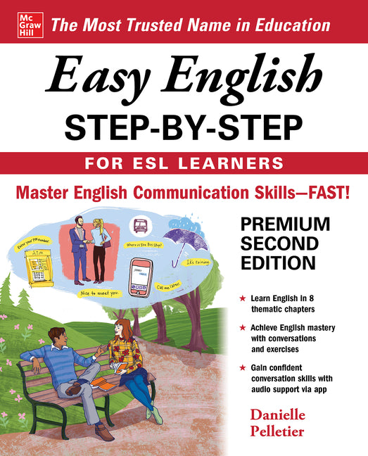 Easy English Step-By-Step for ESL Learners, Second Edition -- Danielle Pelletier Depinna, Paperback