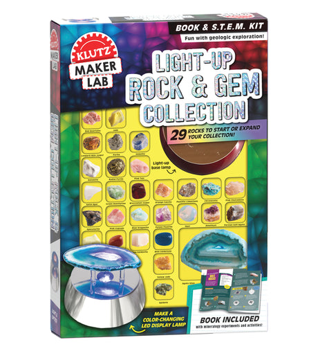 Light-Up Rocks & Gems -- Klutz, Hardcover
