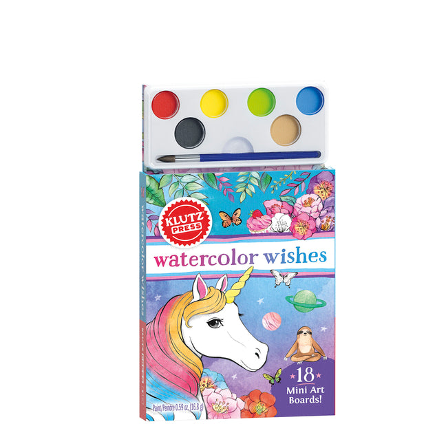 Watercolor Wishes Postcard Kit [With Paint] -- Klutz Press, Other