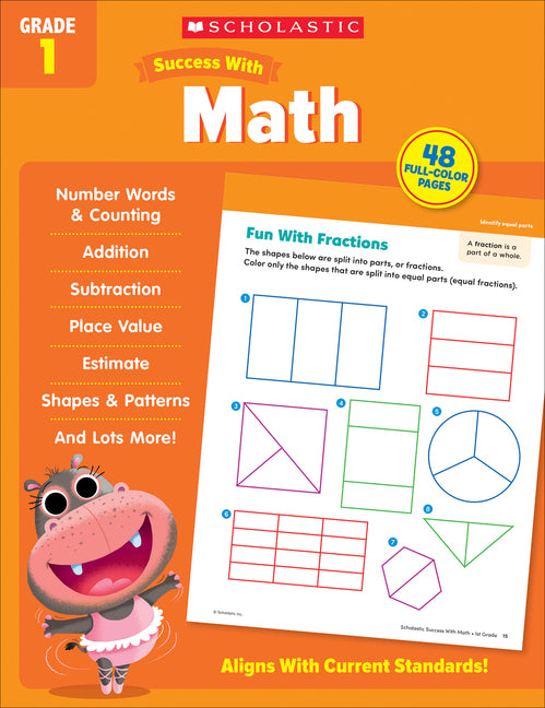 Scholastic Success with Math Grade 1 Workbook -- Scholastic Teaching Resources, Paperback