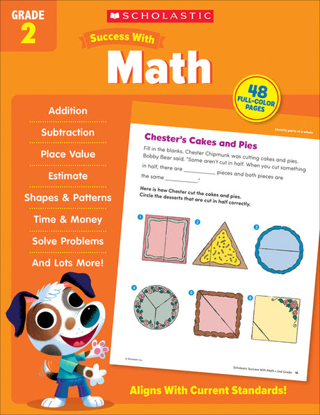 Scholastic Success with Math Grade 2 Workbook -- Scholastic Teaching Resources, Paperback