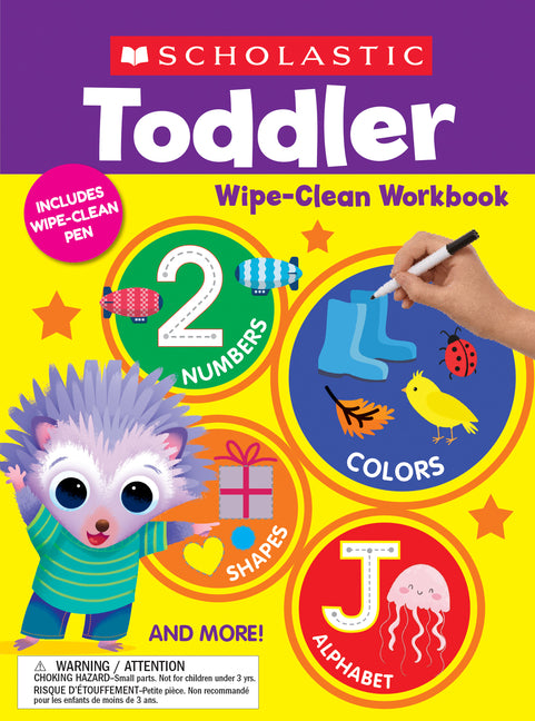 Scholastic Toddler Wipe-Clean Workbook -- Scholastic Teaching Resources, Paperback