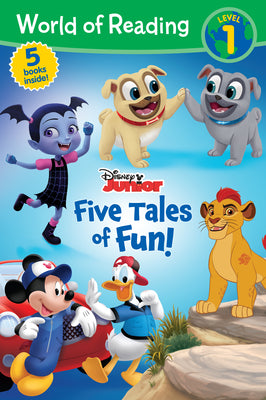World of Reading: Disney Junior: Five Tales of Fun!-Level 1 Reader Bindup -- Disney Books, Paperback