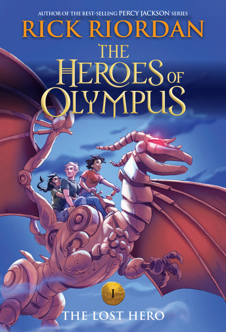 The Heroes of Olympus, Book One: The Lost Hero - (New Cover) -- Rick Riordan, Paperback