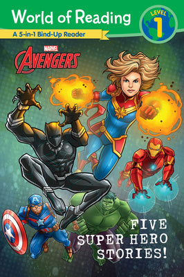 World of Reading: Five Super Hero Stories! -- Marvel Press Book Group, Paperback