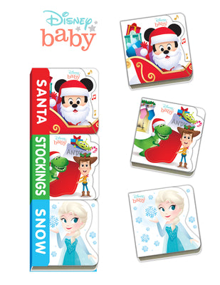 Disney Baby: Santa, Stockings, Snow -- Disney Books, Board Book