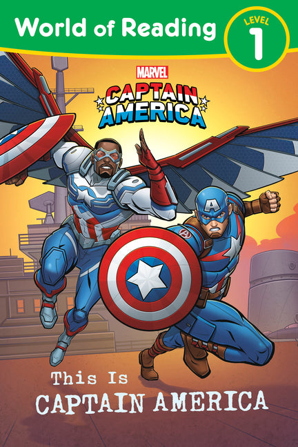 World of Reading: This Is Captain America: Level 1 Reader -- Marvel Press Book Group, Paperback