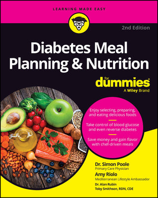 Diabetes Meal Planning & Nutrition for Dummies -- Simon Poole, Paperback