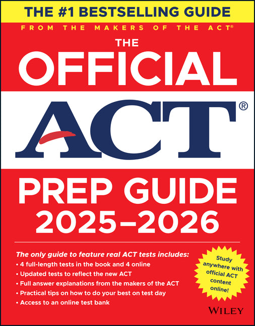 The Official ACT Prep Guide 2025 - 2026: Book + Online Course by ACT