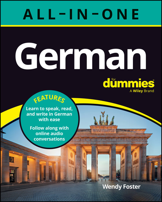 German All-In-One for Dummies: Book + Audio Online -- Wendy Foster, Paperback