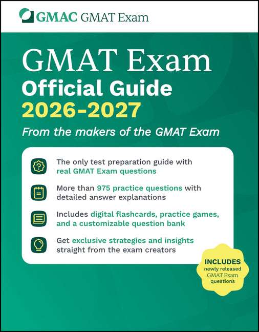 GMAT Official Guide 2026 - 2027: Book + Online Question Bank -- Gmac (Graduate Management Admission Coun, Paperback